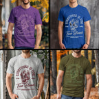 Everything Is Fine True Blood Stubborn - Flaming Skull Heritage Statement Artwork