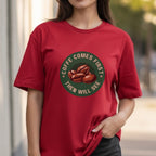 Coffee Comes First Then I Will See - Caffeine Priority Humor Coffee Bean Badge Artwork