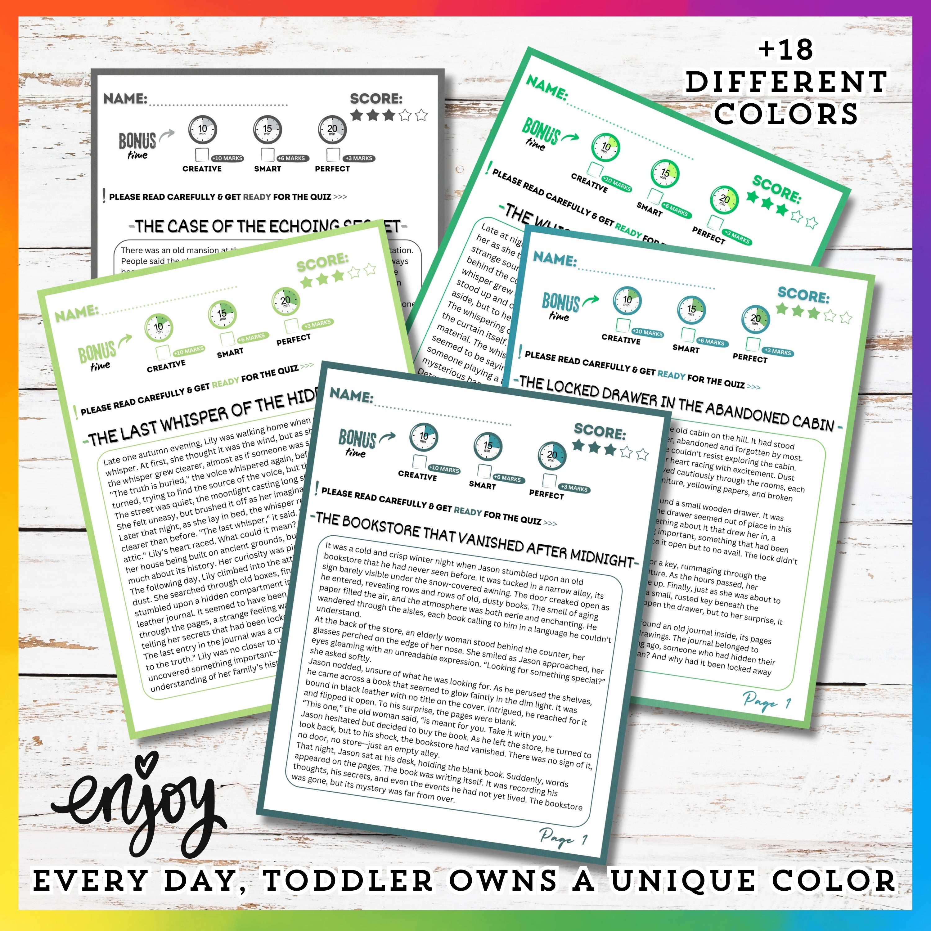 Secrets Reading Stories