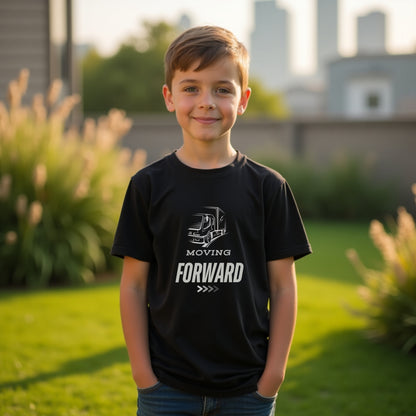 Moving Forward - Truck Driver Motivational Statement Art Work