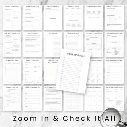 Digital Product Planner