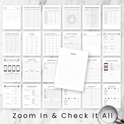 Online Marketing Planner Bundle 2026