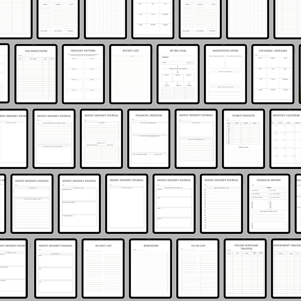 Money Mindset Journal Bundle