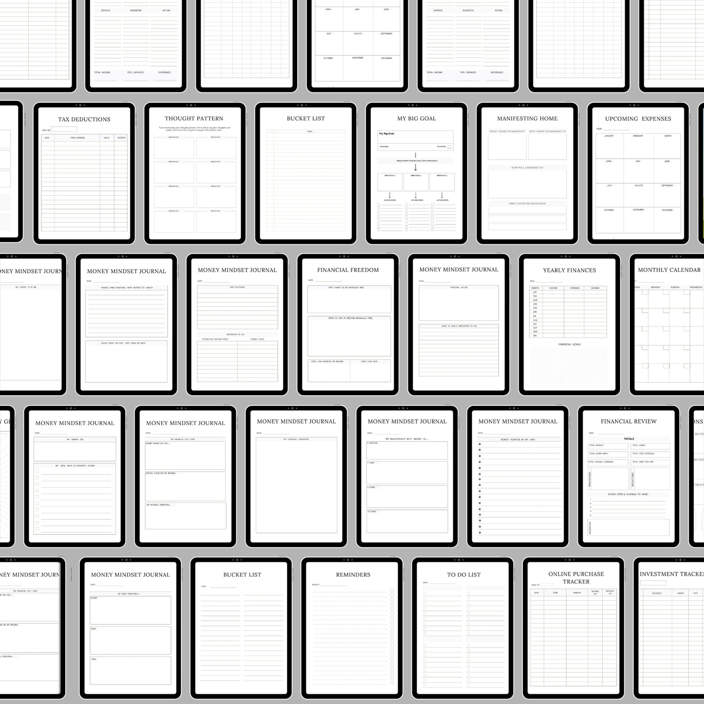 Money Mindset Journal Bundle