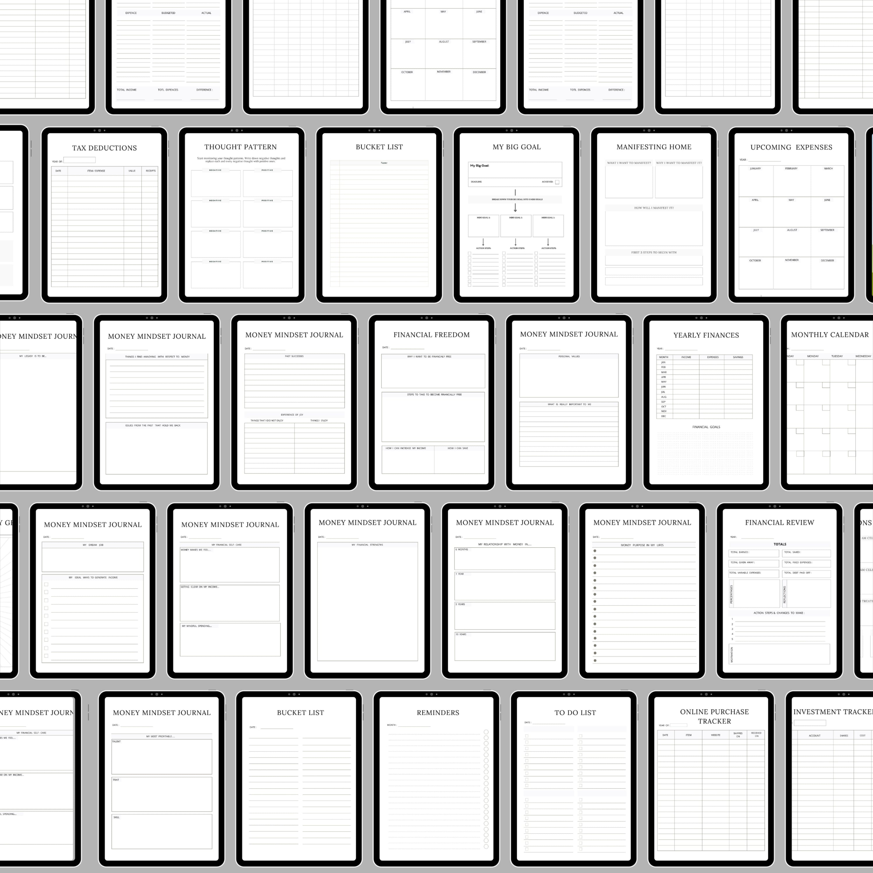 Money Mindset Journal Bundle