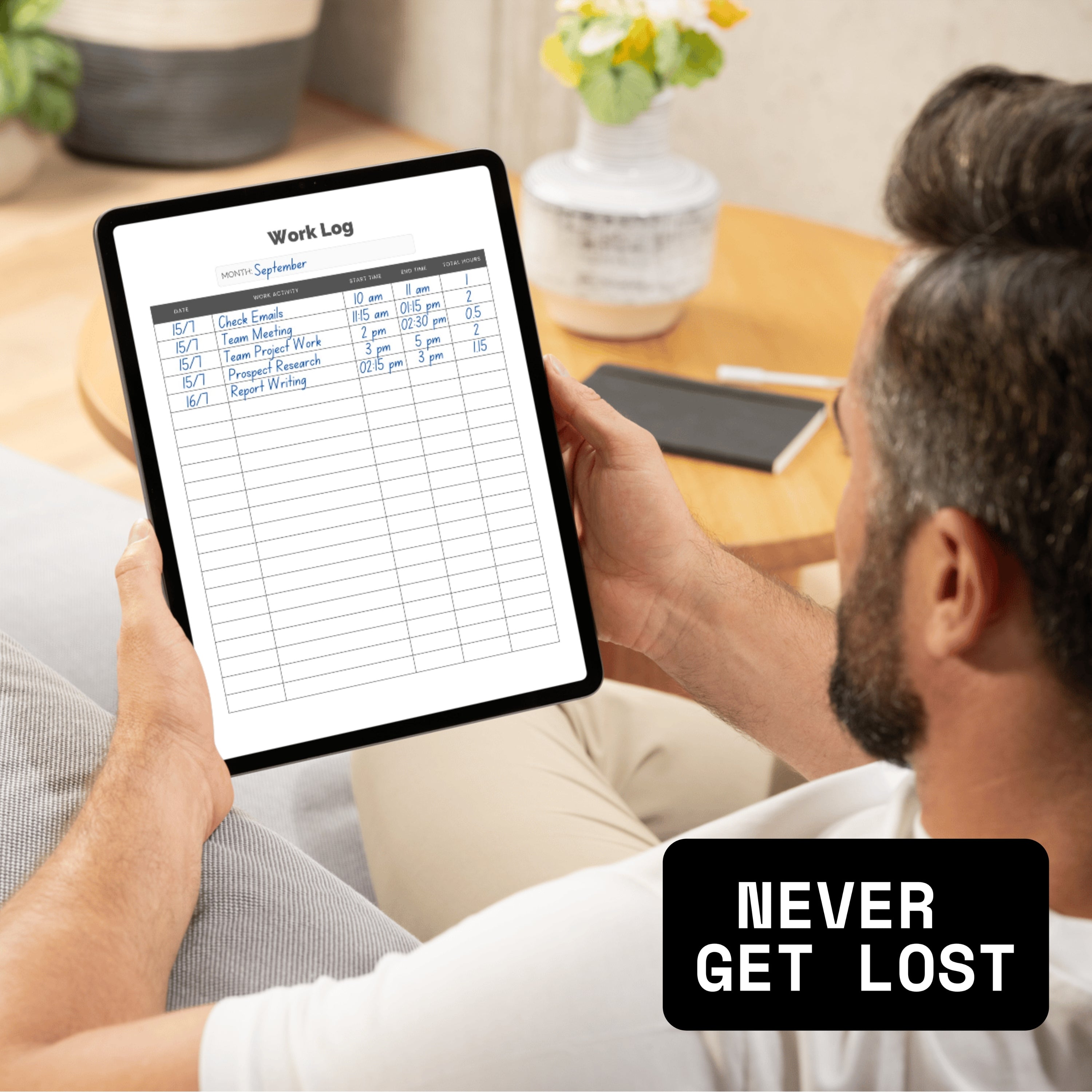 Work TIme Log Planner