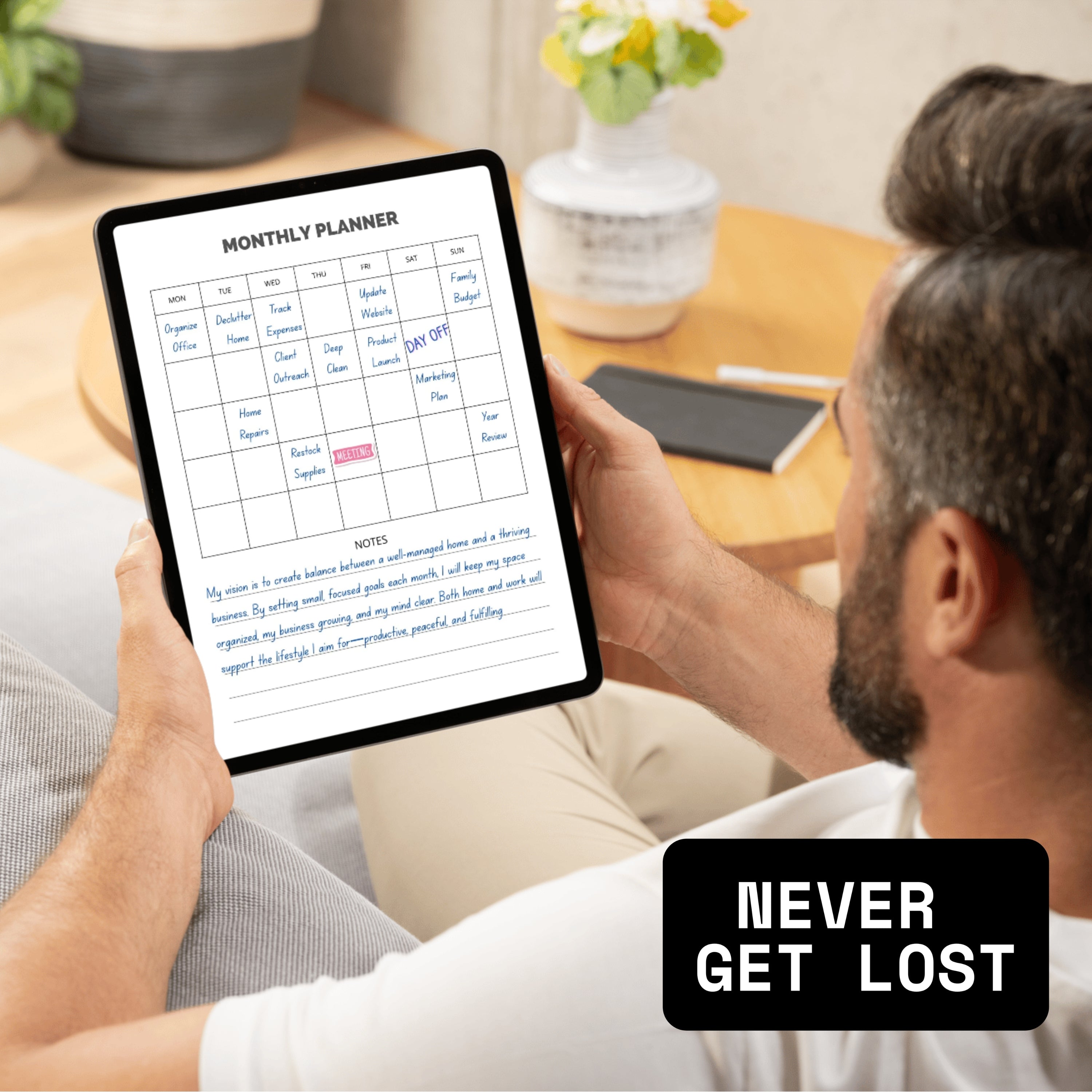 Monthly Planner PDF Paper V1