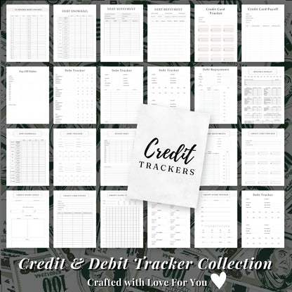Debt & Credit Trackers Collection