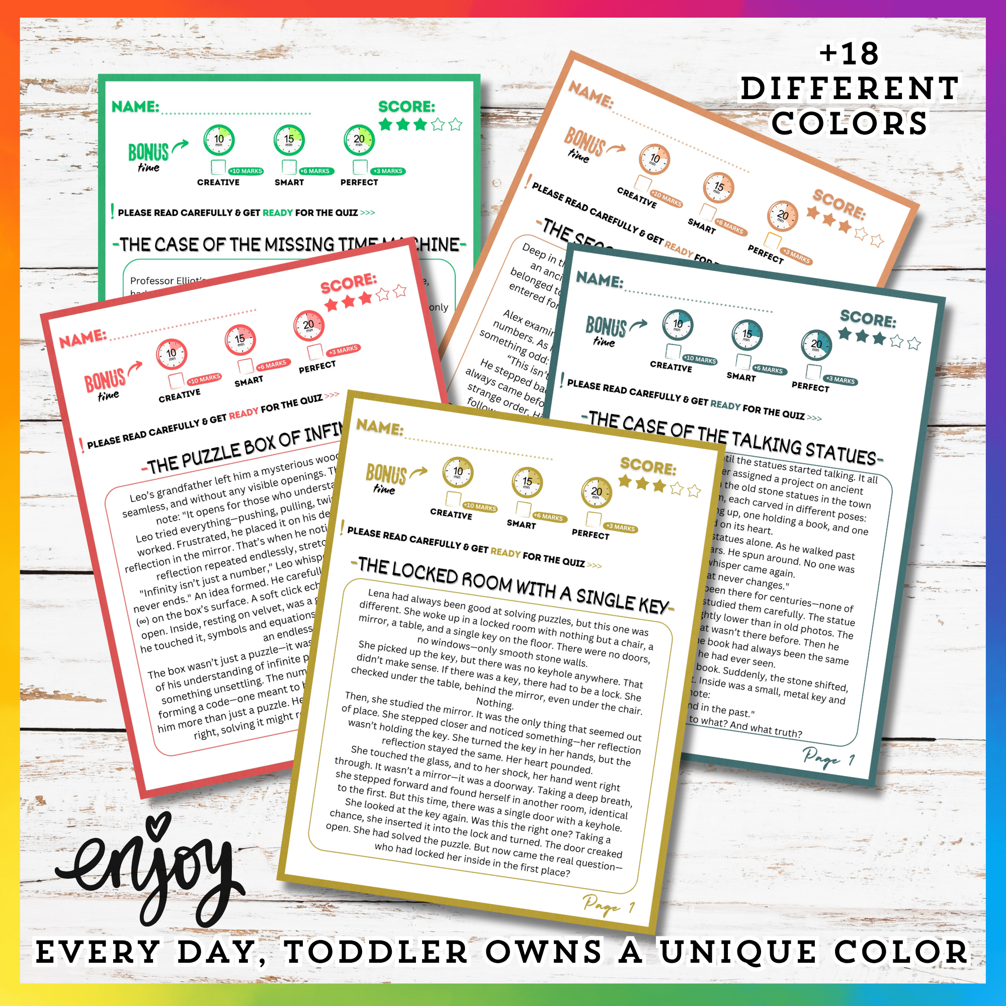 Logic Reading Stories