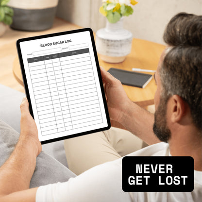 Blood Sugar Log PDF Sheet