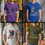 Boss Rider - Cool Pug Dog with Bandana and Sunglasses Biker Attitude Statement Artwork