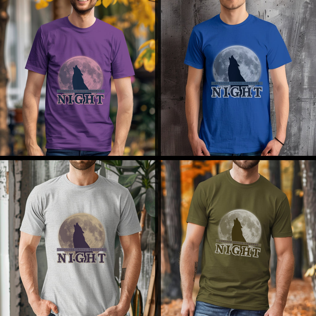 Secrets Bloom Through Night - Wolf Moon Mysterious Statement Artwork