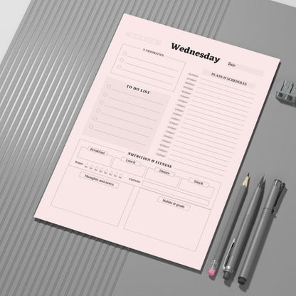 7 Days "Named" Daily Planner