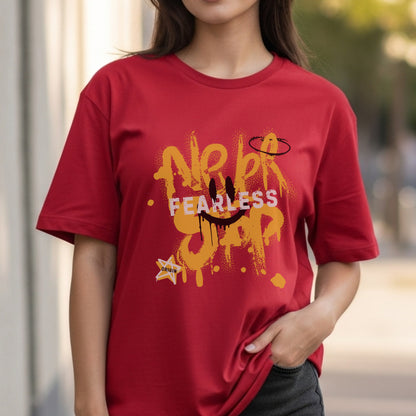 Never Fearless Origin - Graffiti Street Art Bold Expression Statement Artwork