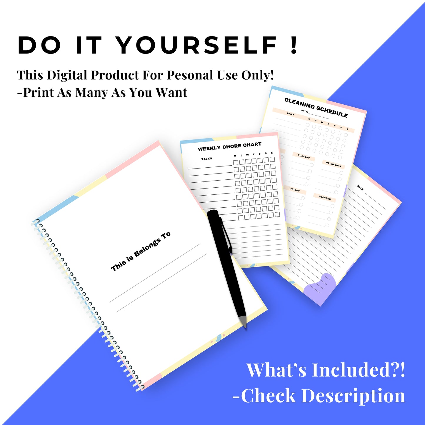 ADHD Cleanning Scheduler PDF