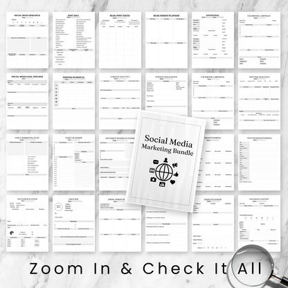 Social Media Marketing Planner