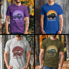 We Don't Waste Time Adventure Awaits - Off-Road Sunset Statement Artwork