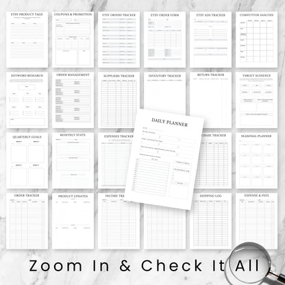 Etsy Shop Planner Bundle