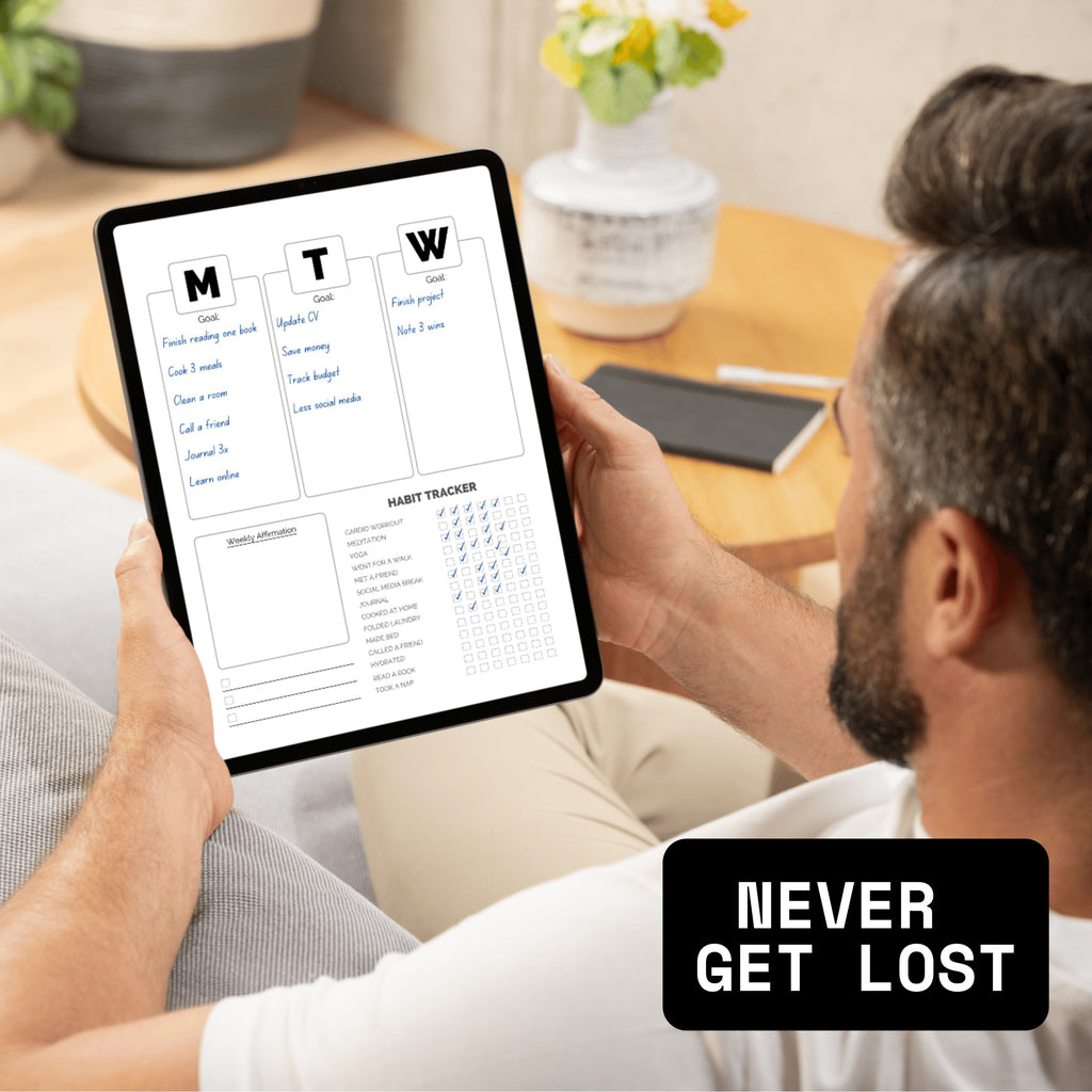 Daily Habbit & Goal Tracker x2 PDFs