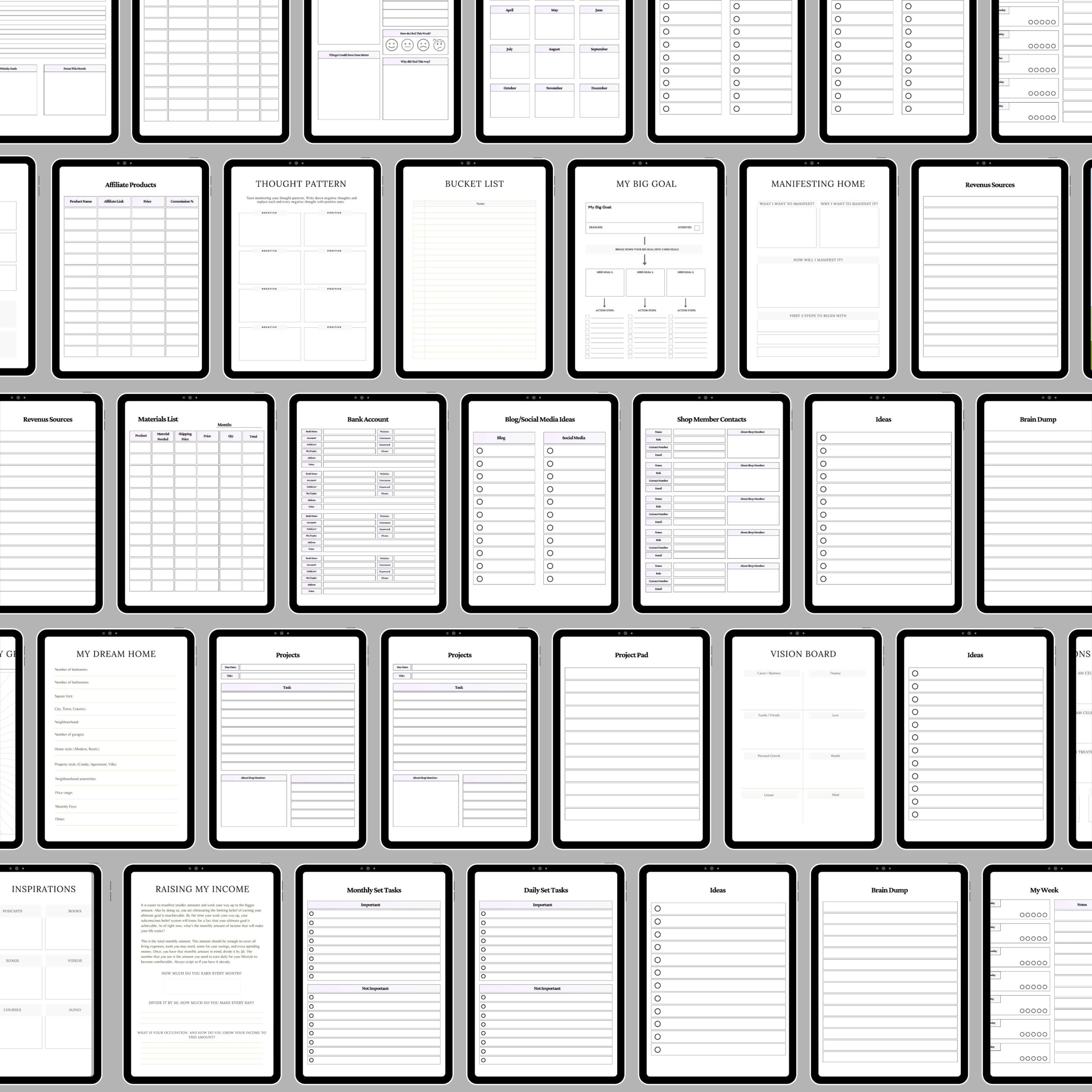 Boss Girl Planner Bundle 2026