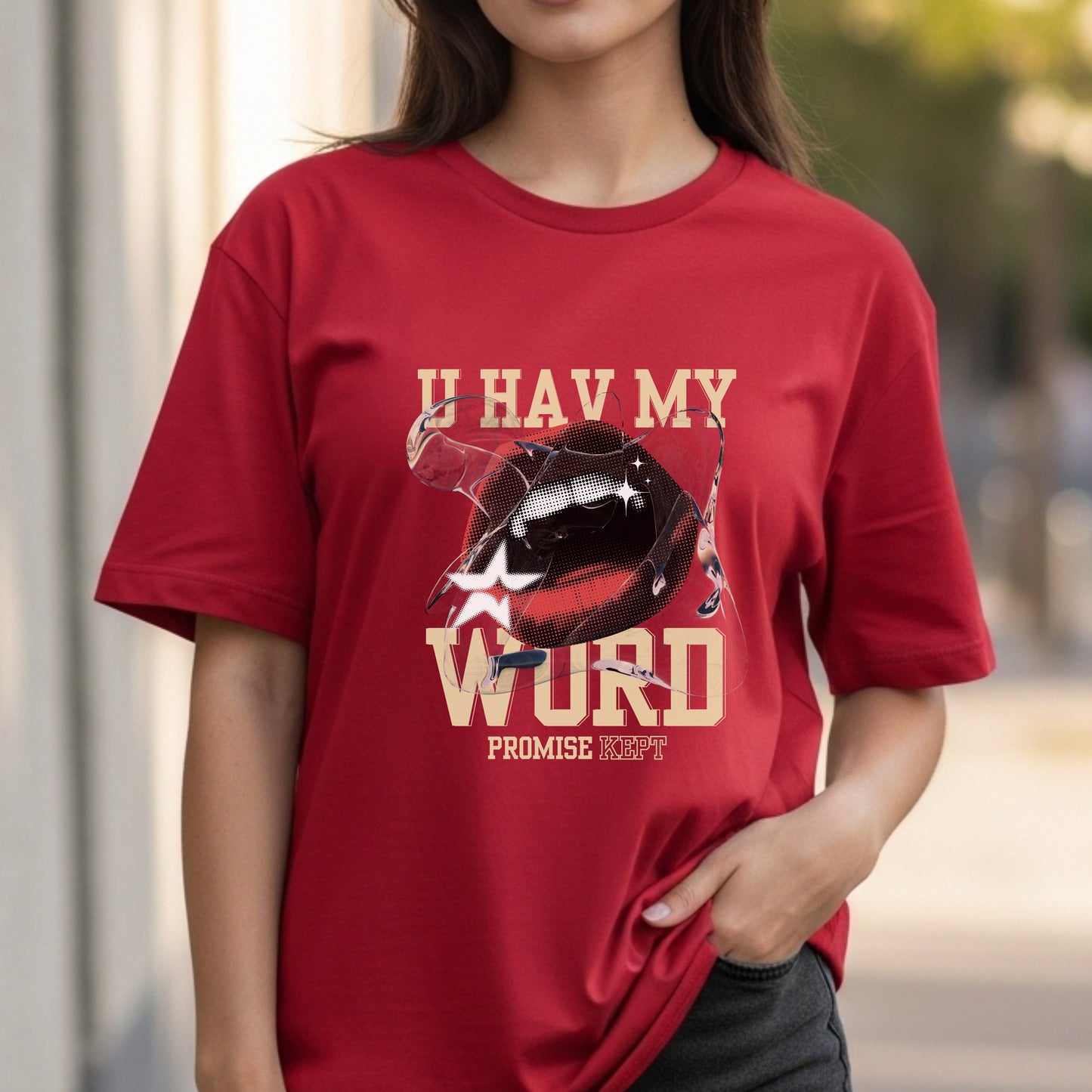 U Hav My Word Promise Kept - Astronaut Integrity Commitment Trust Statement Artwork