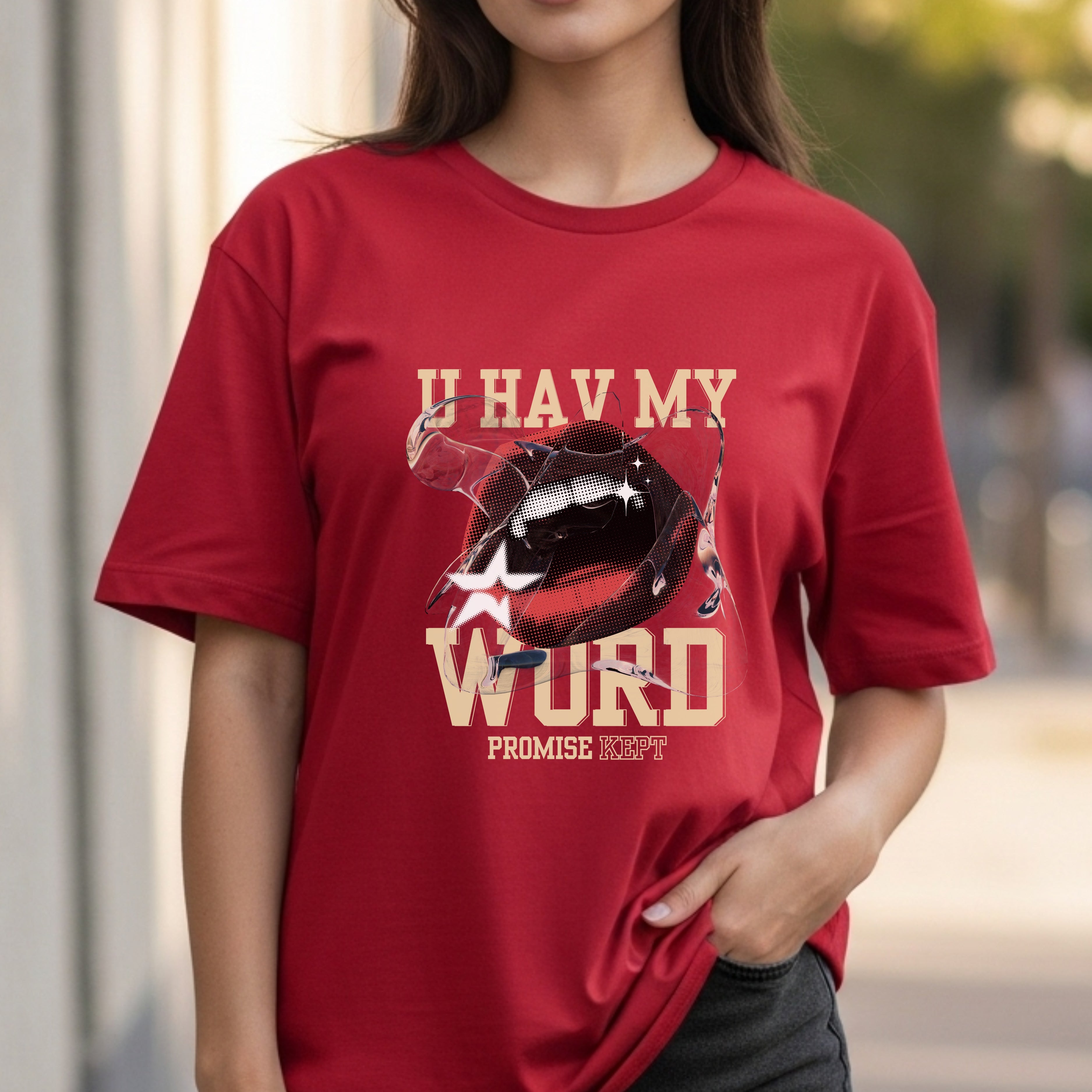 U Hav My Word Promise Kept - Astronaut Integrity Commitment Trust Statement Artwork