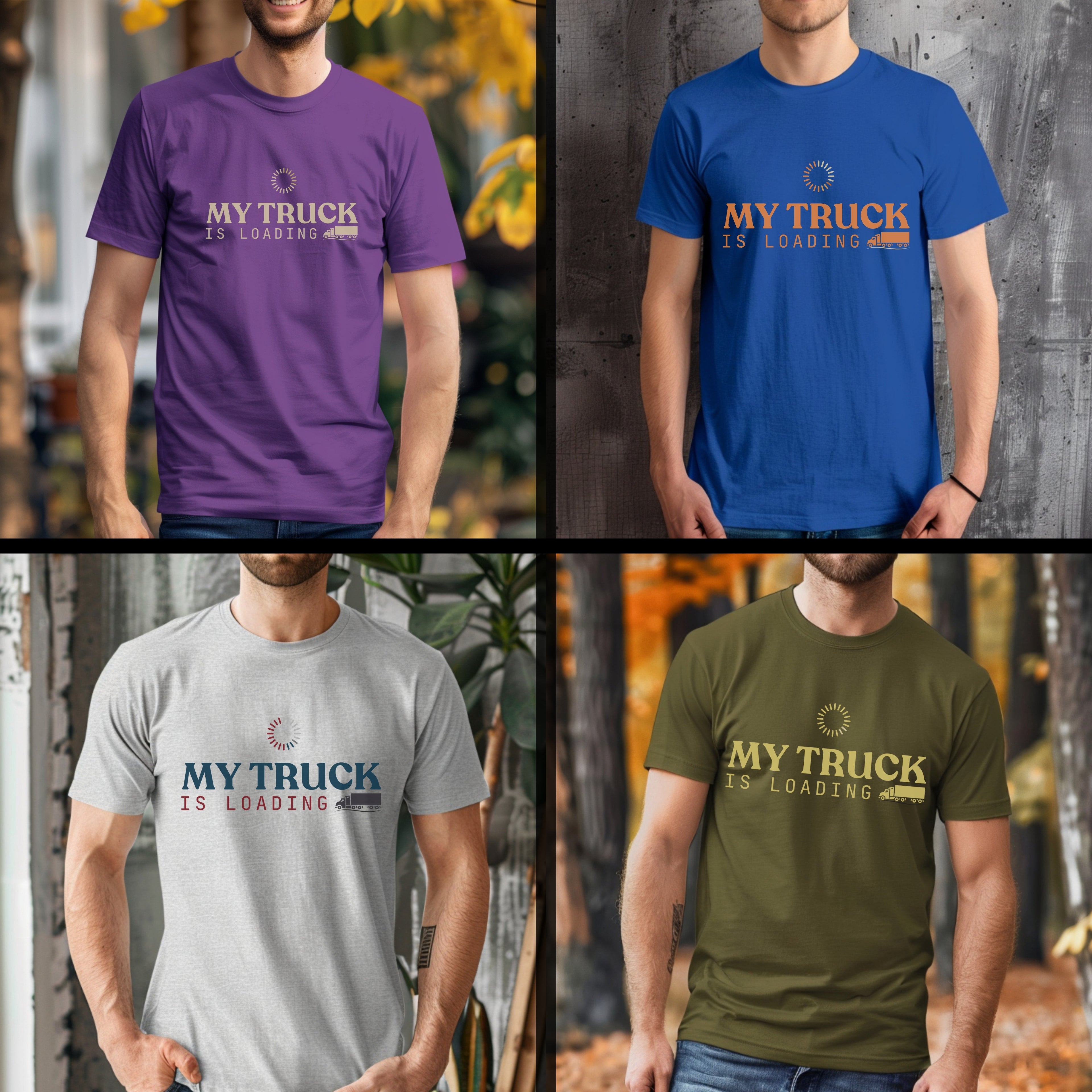 My Truck Is Loading - Funny Trucker Patience Statement Artwork