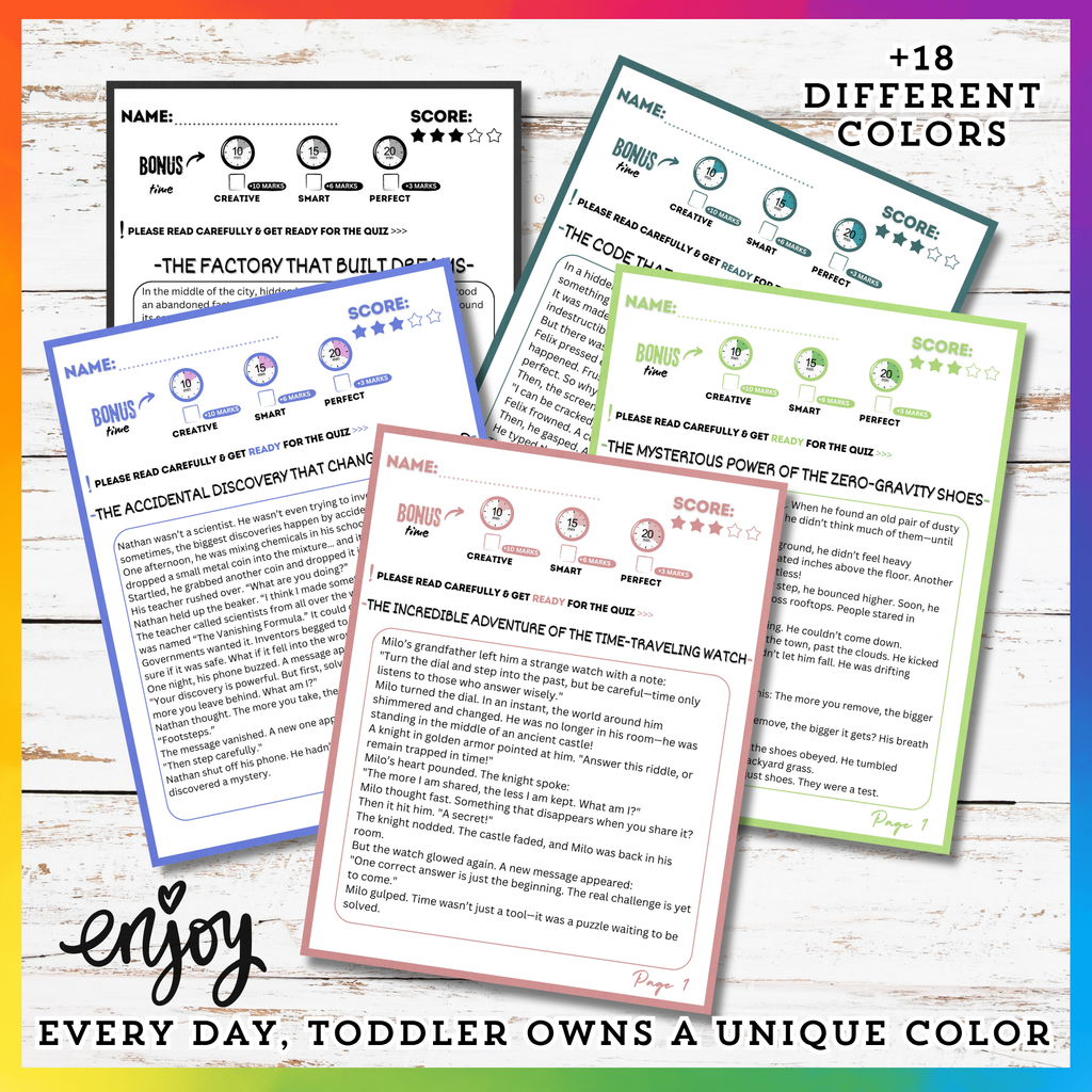 Inventions Reading Stories