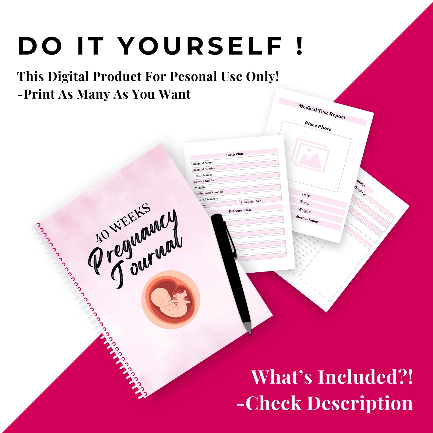 Pregnancy Weekly Journal PDF