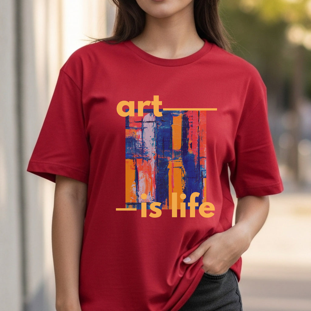 Art Is Life - Abstract Paint Contemporary Creative Expression Statement Artwork