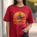 Awesome Purpose Never Fades - Meditation Retro Mindfulness Wellness StatementArtwork