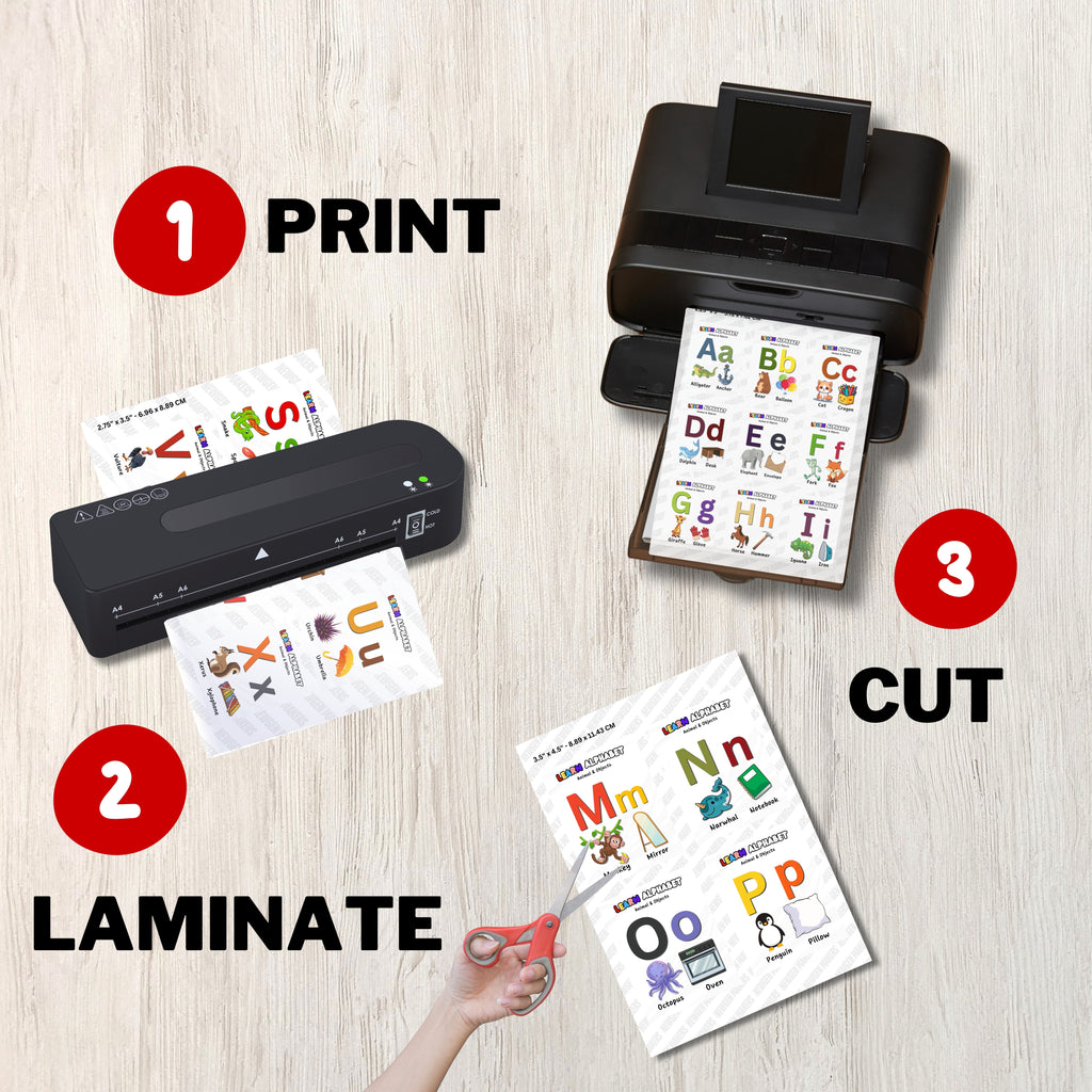 Animals & Objects Alphabet Flashcards