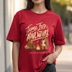Time For Adventure Together We Explore - Bear Camping Outdoors Nature Statement Artwork