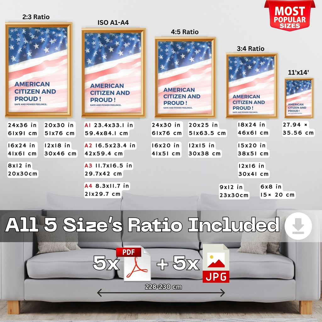 American Citizen and Proud Wall Art