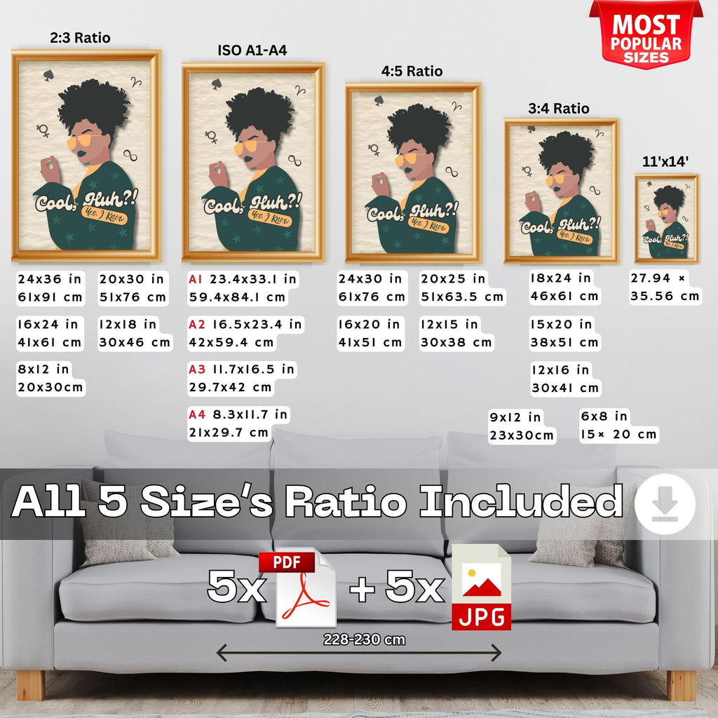 Cool, Huh?! Yes, I Know - Confident Attitude Wall Art