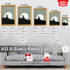 I Am Enough, I Am Legend - Samurai Silhouette Motivational Wall Art