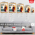 Success Through Consistency - Motivational Wall Art