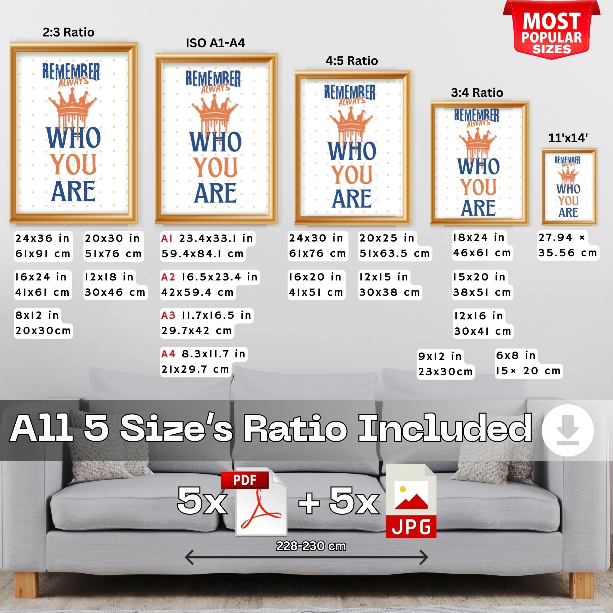 Remember Always Who You Are - Royal Identity Wall Art