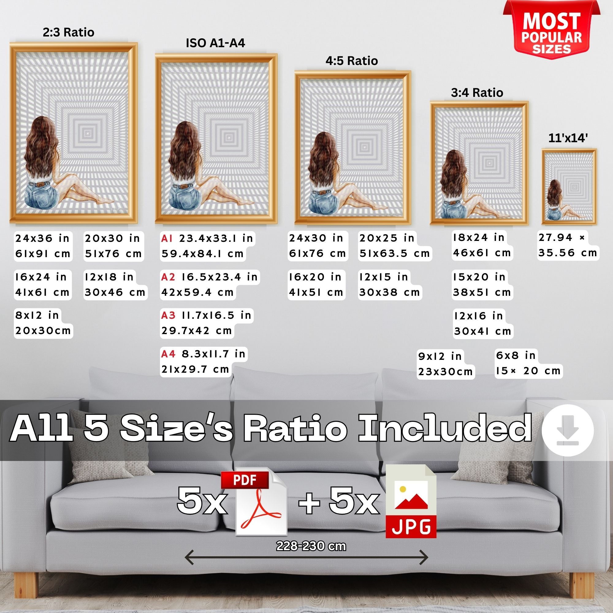 Infinite Perspective - Contemplative Woman Wall Art