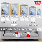 Moonlit Serenity - Mother &amp; Child Peaceful Moment Wall Art