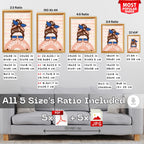 Daddy's Girl - Retro Fashion Illustration Wall Art