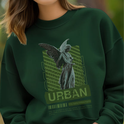 Urban Lifestyle Breath City - Angel Statue Street Culture Contemporary Statement Artwork