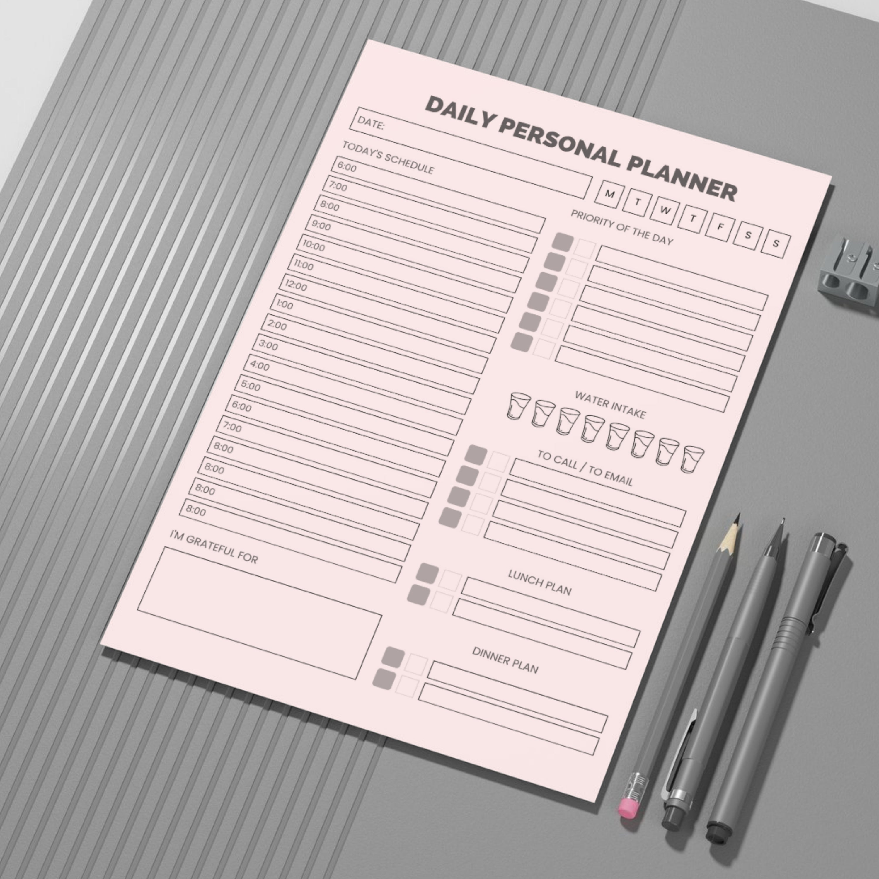 Daily Personal Planner