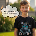 Create You Do This Believe - Gorilla Sunglasses Motivational Statement Artwork