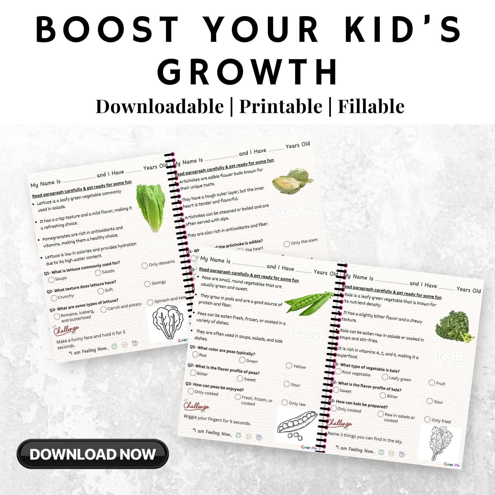 Learn About Fruits & Vegetables V2.