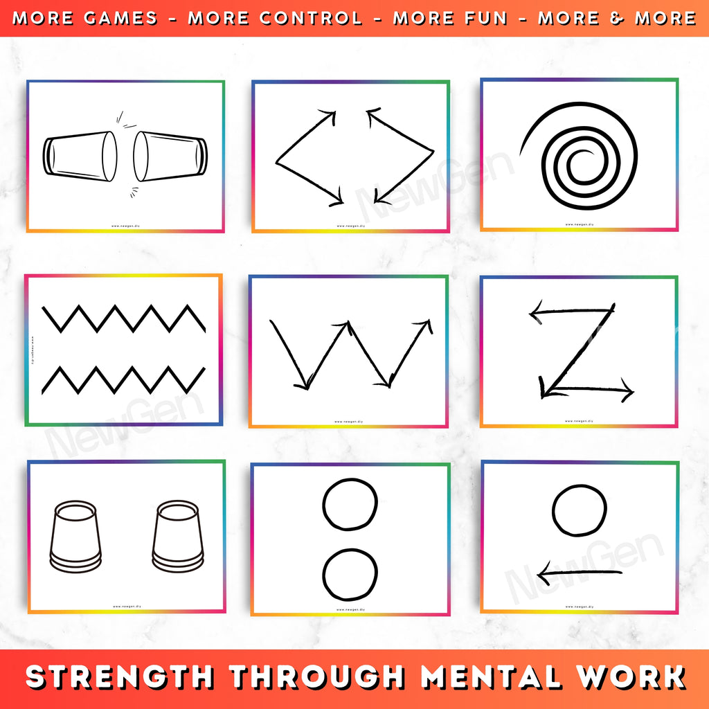 Brain Gym Bundle - 125 Premium Printable Cognitive Activity Sheets