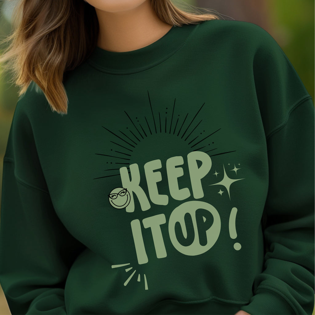 Keep It UP - Sunshine Positivity Optimism Motivational Statement Artwork