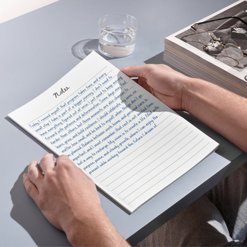 Notes Lined Paper Sheet