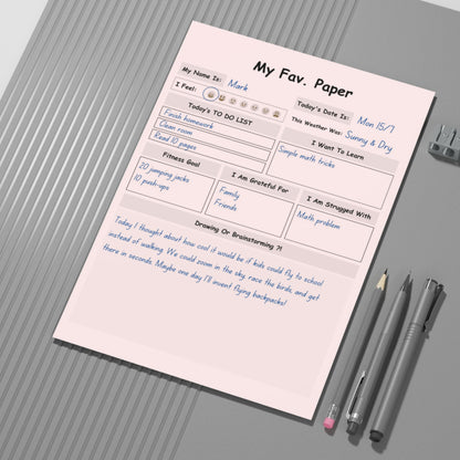 Kids Daily Journal PDF x2 Colors