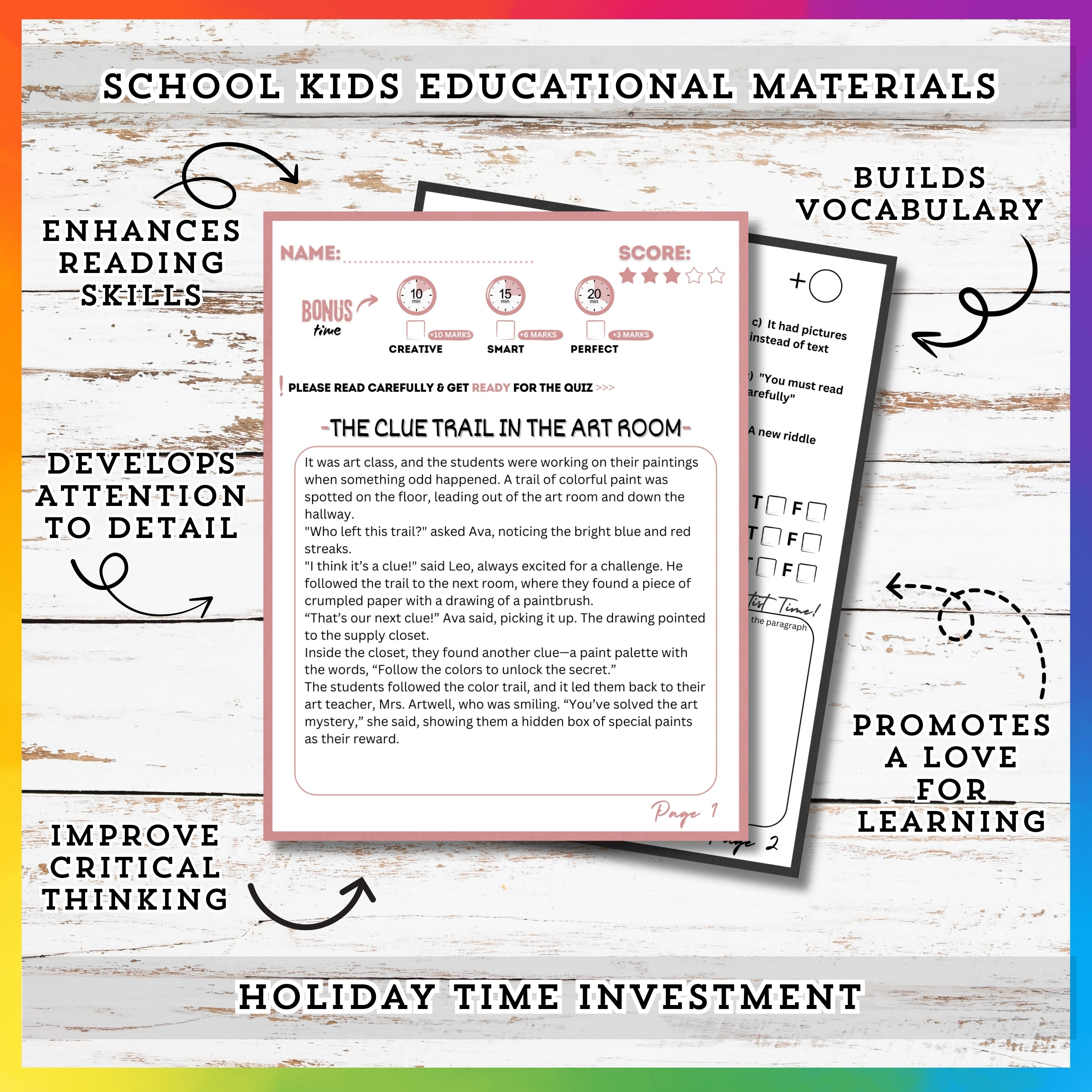 Enigmas Reading Stories